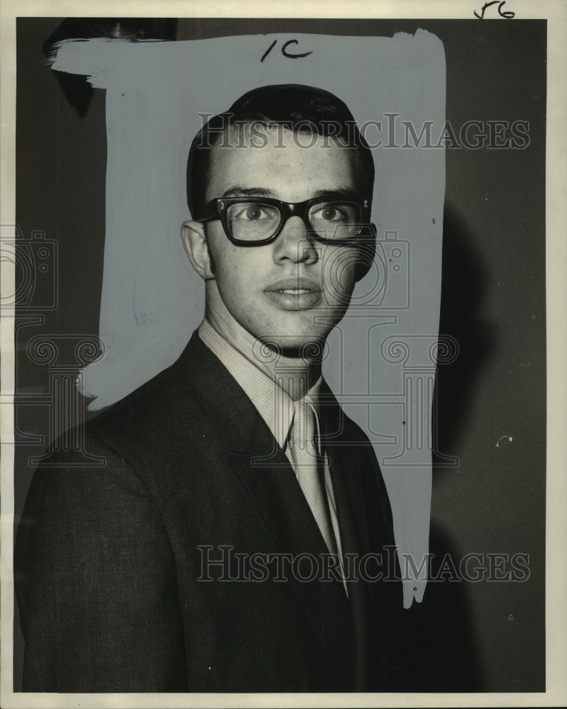 1969 Press Photo East Jefferson school senior, Randy Collette- Historic Images