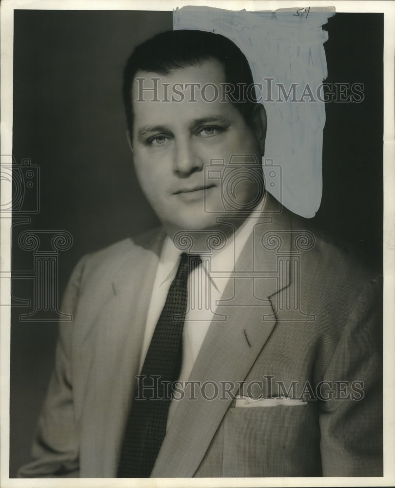 1955 Press Photo Warren B. Dodd, Executive Assistant, New Orleans Army District