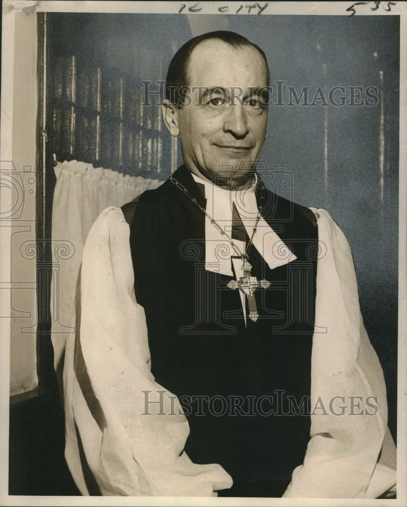 1955 Press Photo Bishop H. W. B. Donegan - noo10235