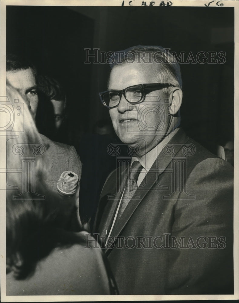 1970 Press Photo Senator Adrian G. Duplantier, member of investigative committee