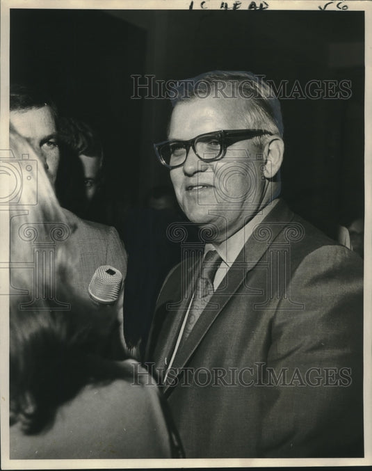 1970 Press Photo Senator Adrian G. Duplantier, member of investigative committee