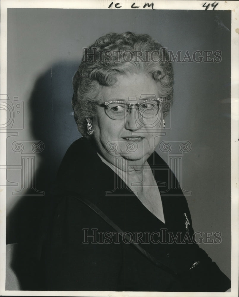 1961 Press Photo Mrs. Douglas Crotty, president of women&#39;s Knights Templar.- Historic Images