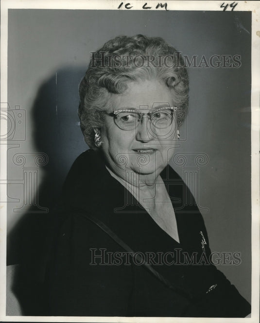 1961 Press Photo Mrs. Douglas Crotty, president of women's Knights Templar.- Historic Images