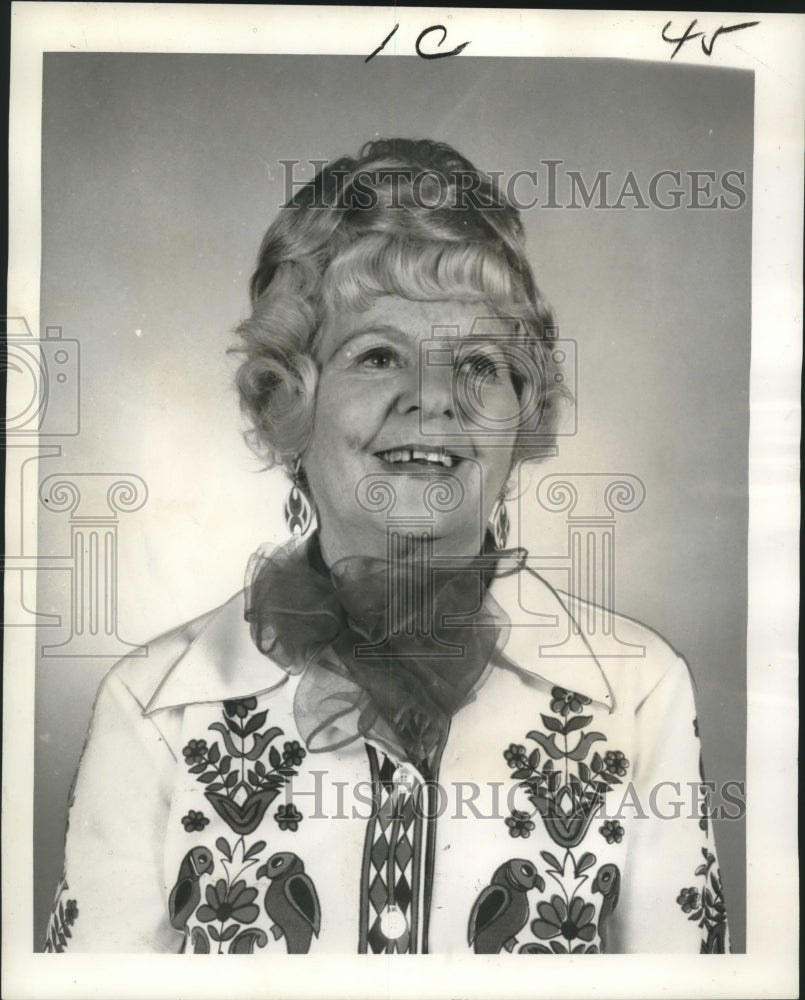 1973 Press Photo Health lecturer Mrs. Diana Deimel discusses television viewing- Historic Images