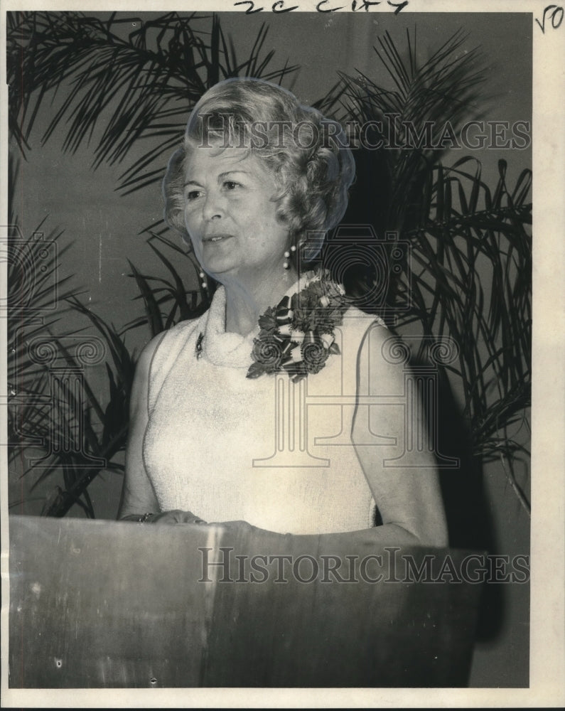 1969 Press Photo Carmen de Genette, Federation of Business Women's Clubs