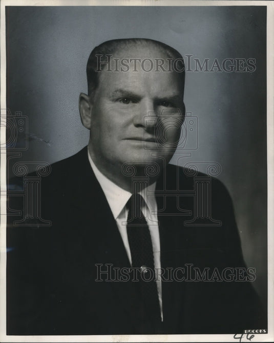 1966 Press Photo George W. DeFranceaux, King of Washington "Mardi Gras" Ball