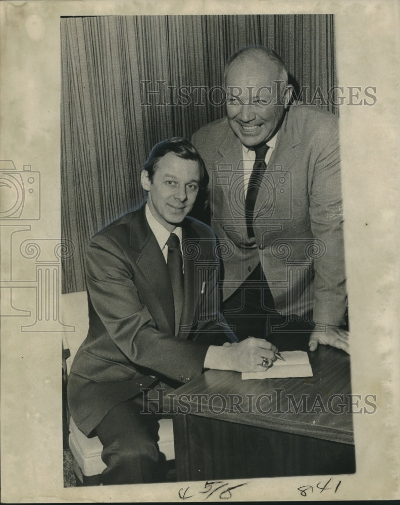 1976 Press Photo Roy Danforth, Tulane University Basketball Coach- Historic Images