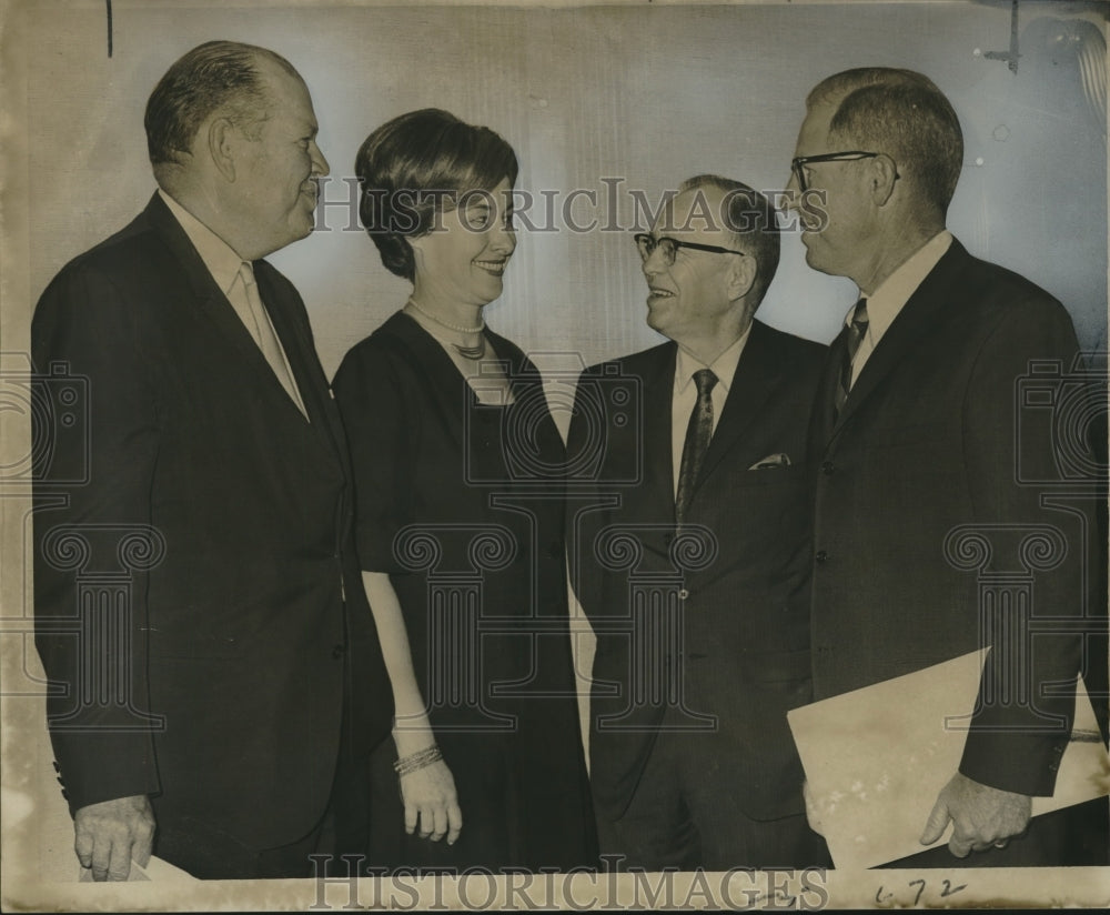 1967 Press Photo Education leaders in Louisiana college, university presidents- Historic Images