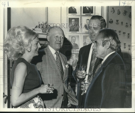 1979 Press Photo Socialites - Jane Pray Hosts Dinner Party for Commissioner - Historic Images