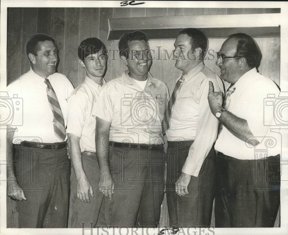 1971 Press Photo Officers of Harvey Canal Industrial Association- Historic Images