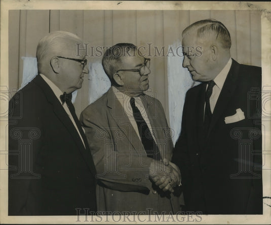 1957 Press Photo Guests at Testimonial Dinner for Lawrence di Benedetto