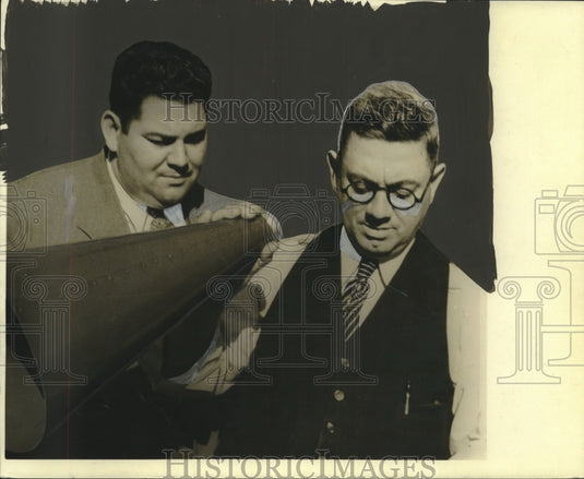 1935 Press Photo L. di Benedetto Jr. and Sr. - noo10923