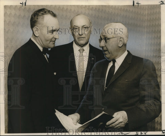 1960 Press Photo Speakers at the Louisiana Dental Association convention