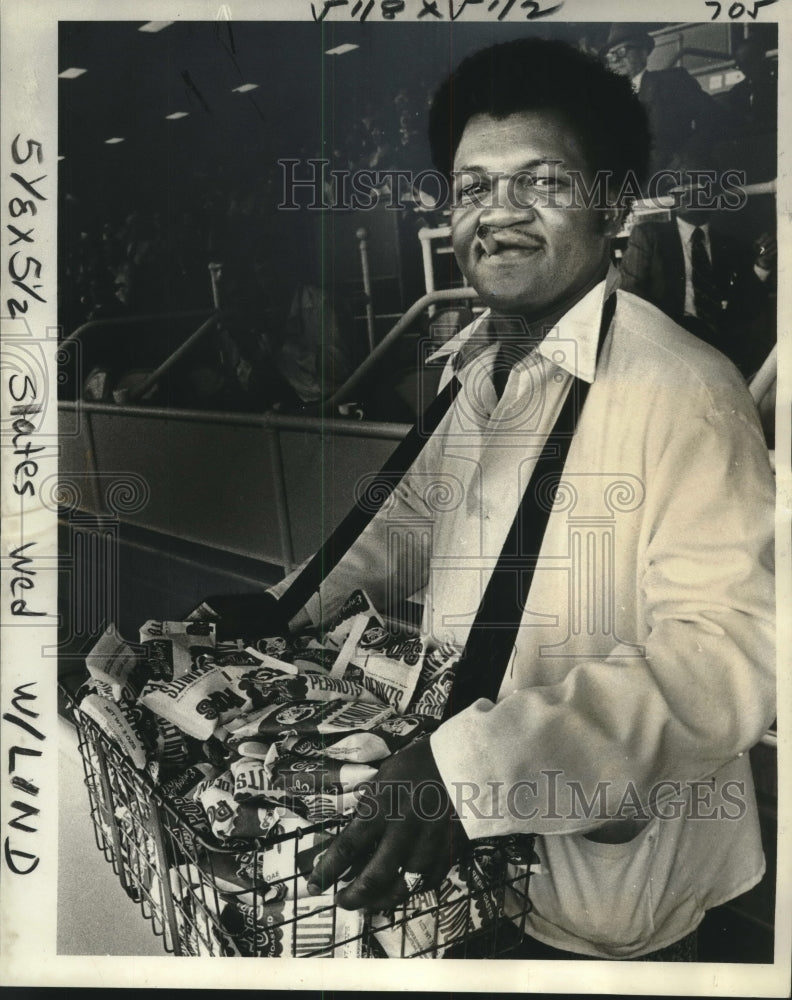 1978 Press Photo Herman Domb, Peanut Vendor at Fair Grounds, New Orleans- Historic Images