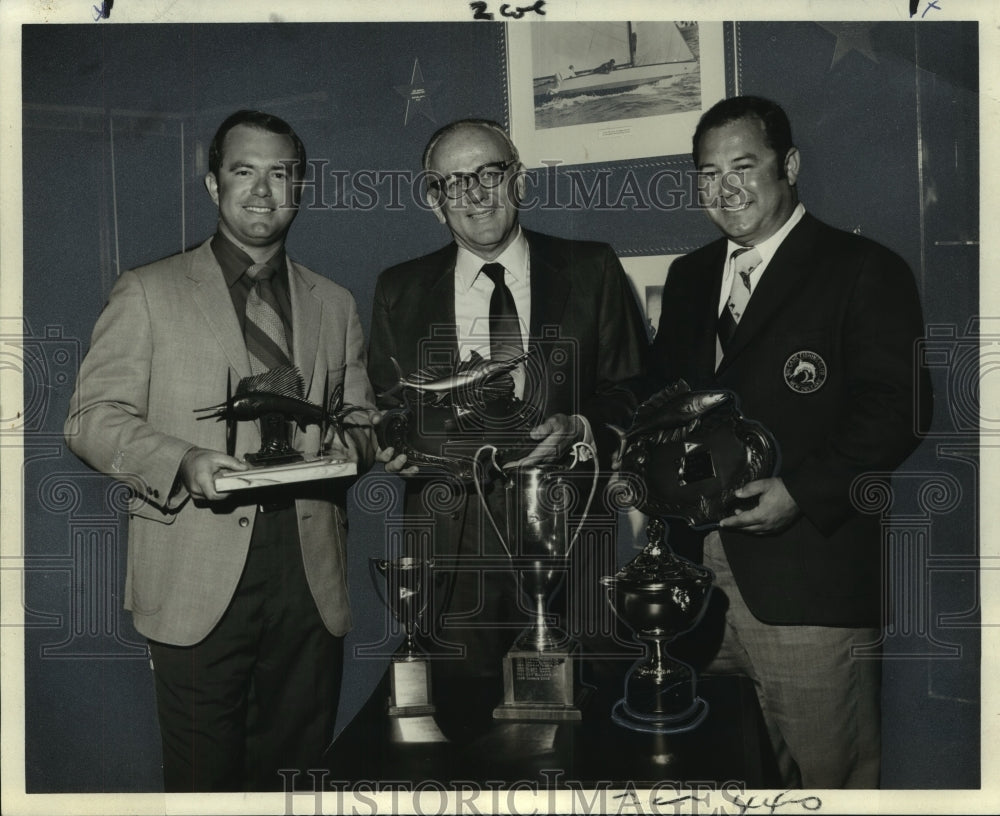 1970 Press Photo Al DuVernay, company at Big Game Fishing Club awards dinner- Historic Images