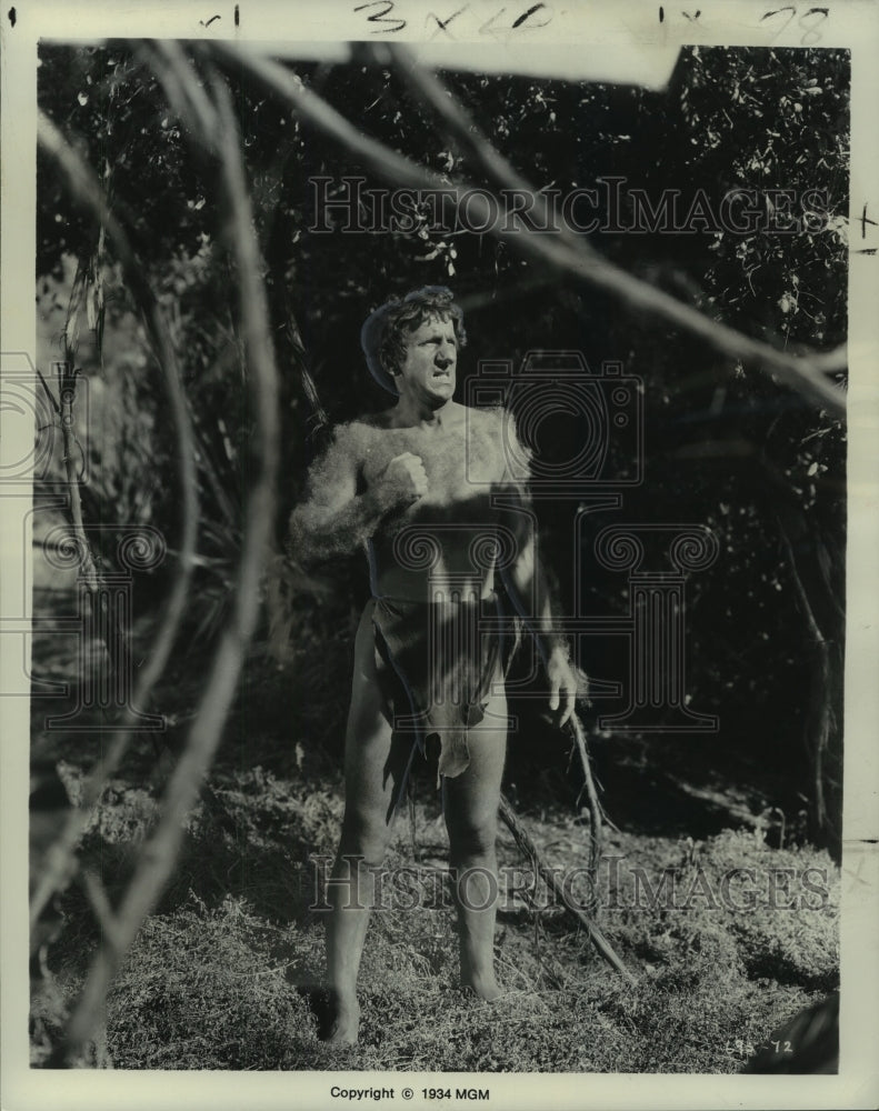 1934 Press Photo Jimmy Durante as &quot;Schnarzan&quot; - noo11877