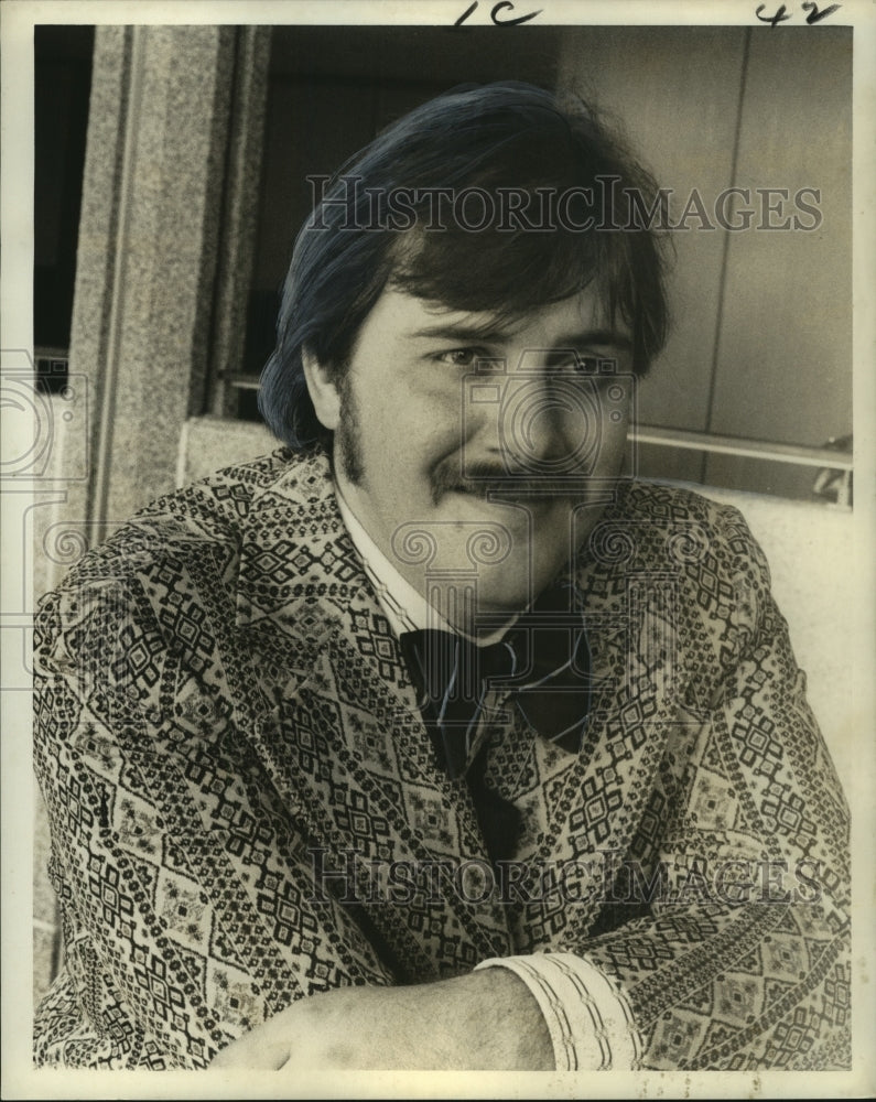 1973 Press Photo Harry Dworchak, young American basso debuts in "Il Trovatore"- Historic Images