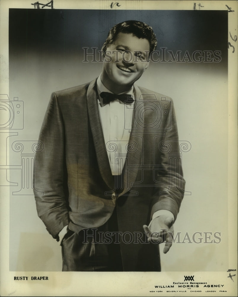 1959 Press Photo Rusty Draper, Musician - noo11996