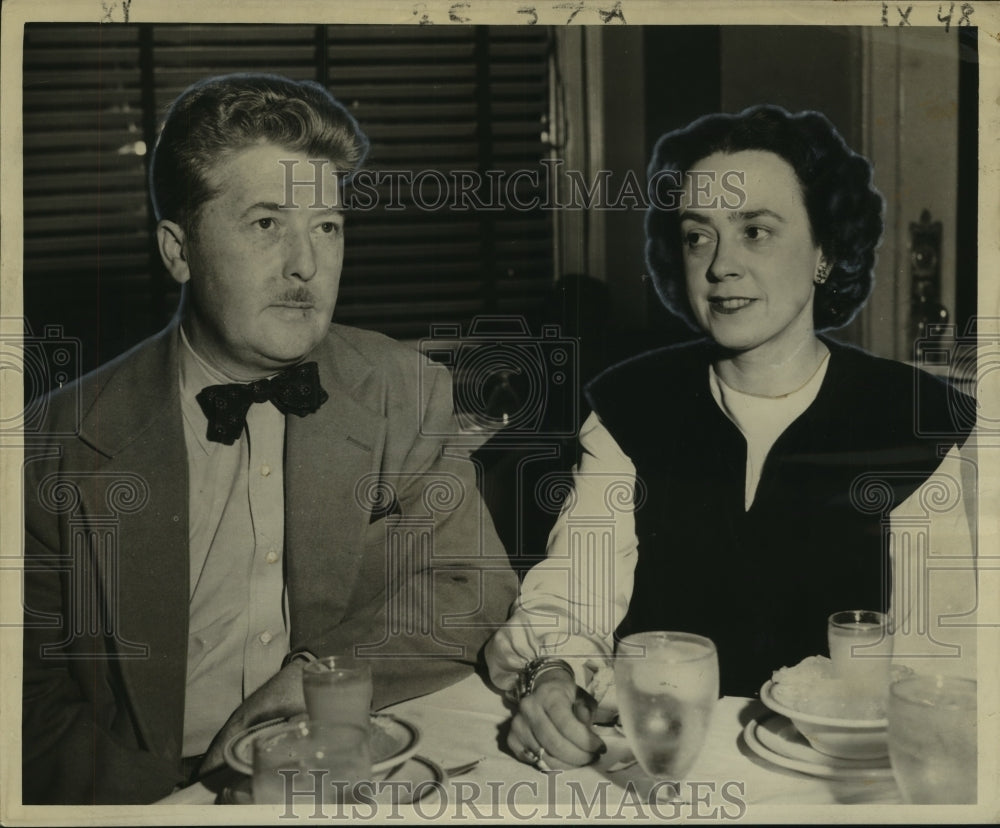 1948 Press Photo Mr. and Mrs. William Ireland Duncan - noo12135