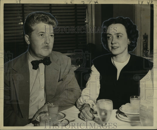 1948 Press Photo Mr. and Mrs. William Ireland Duncan - noo12135