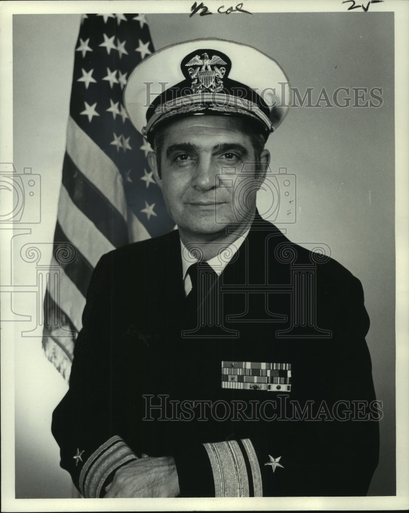 1974 Press Photo Rear Admiral Denis James Downey of Allied Commander Atlantic- Historic Images