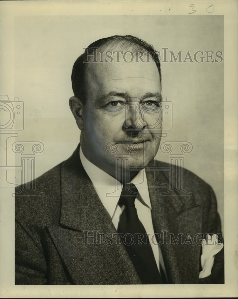 1948 Press Photo Robert E. Duffy, New Orleans Kaiser-Frazer Corporation- Historic Images