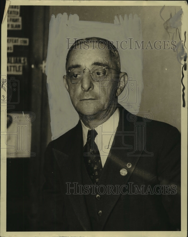 1936 Press Photo Thomas G. Duffy, Home Rule candidate for State Senate