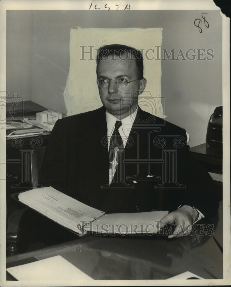 1952 Press Photo Emile H. Dieth - noo12446