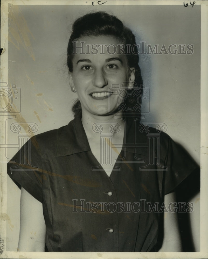 1949 Press Photo Miss Elewire Duvernet - noo12476