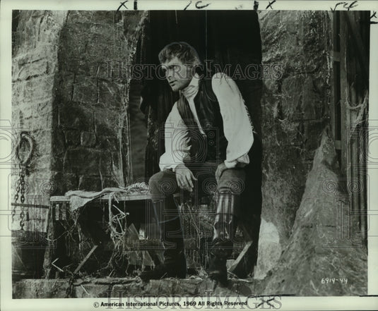1969 Press Photo Keir Dullea, the title role in prison of "de Sade" - noo12497
