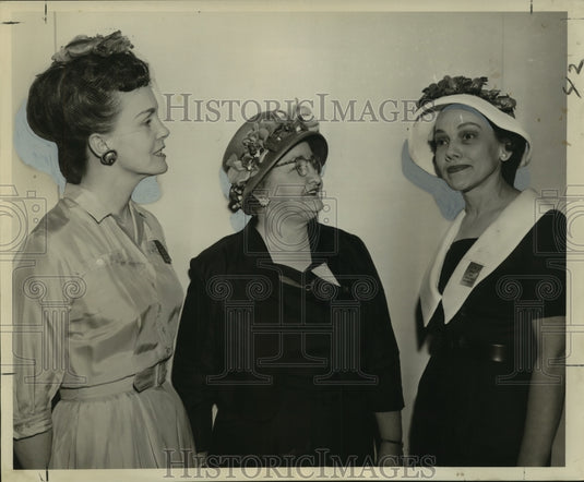 1960 Press Photo First and Second District Federation of Women's Clubs officers