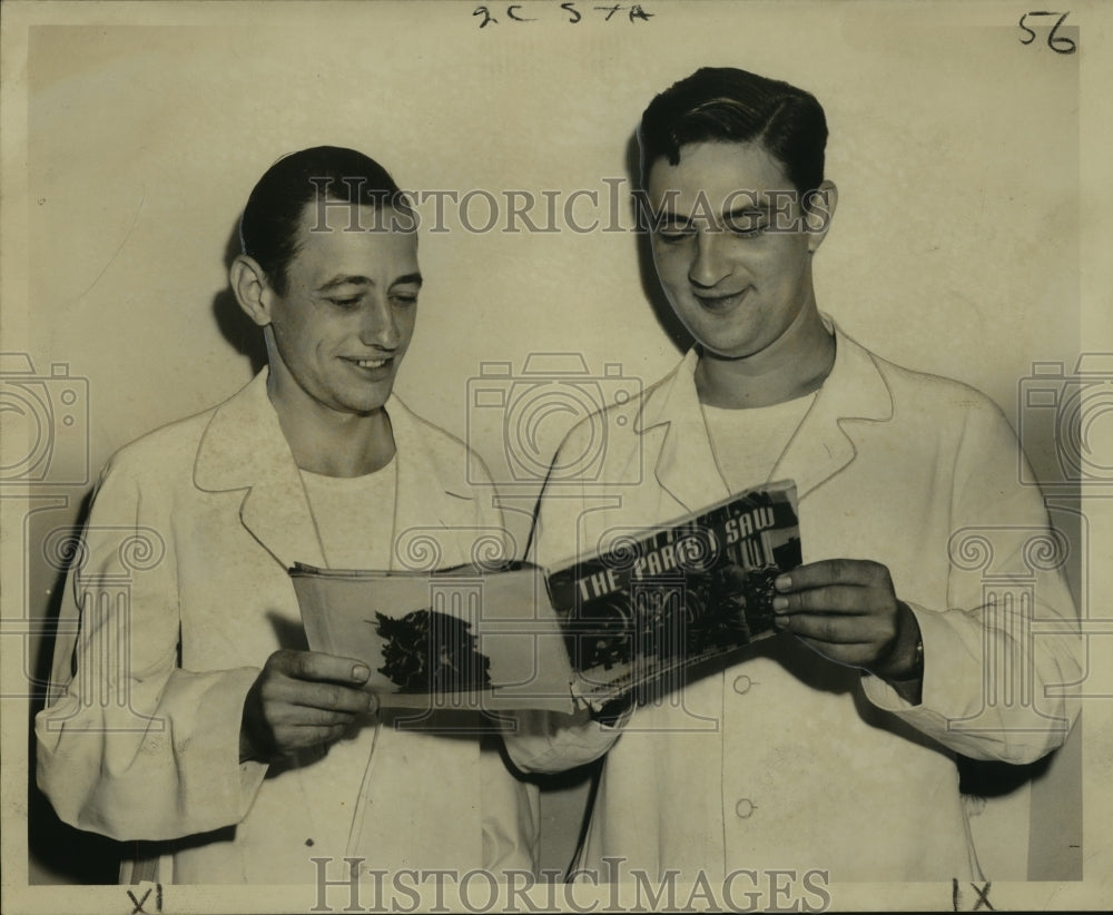 1946 Press Photo Drs. Jules Dupont and Elliott Roy - noo12574