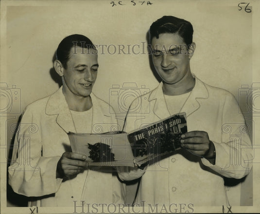 1946 Press Photo Drs. Jules Dupont and Elliott Roy - noo12574