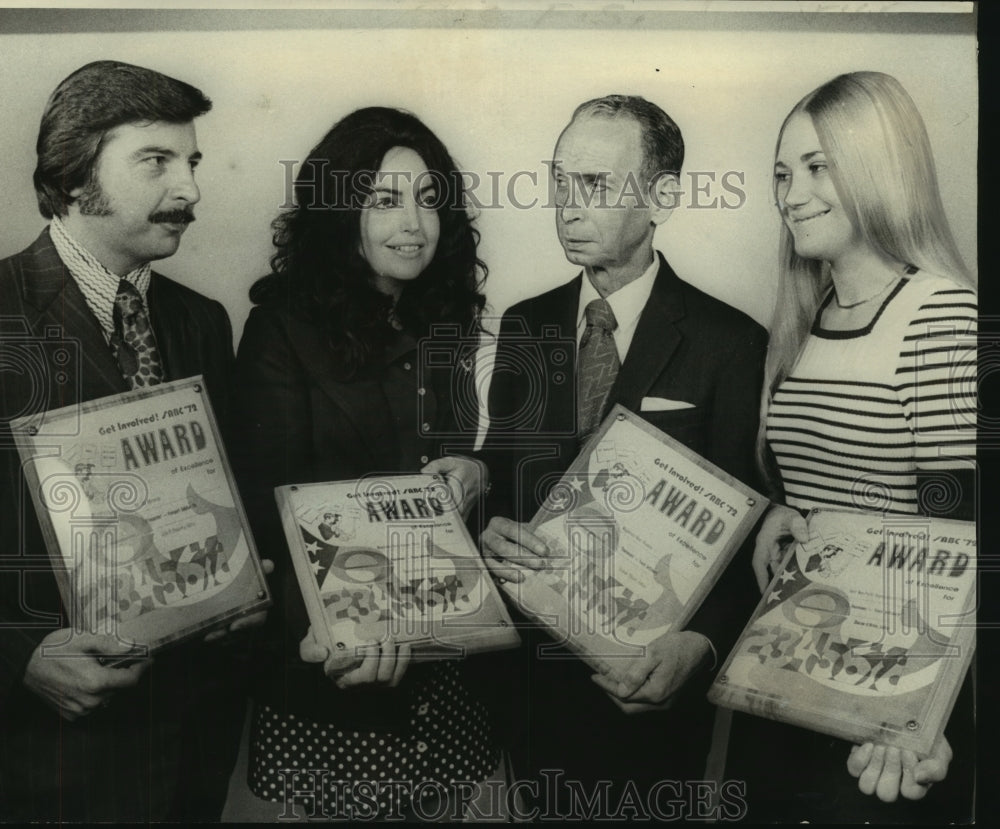 1972 Press Photo Winners at publication contest by Business Communicators- Historic Images