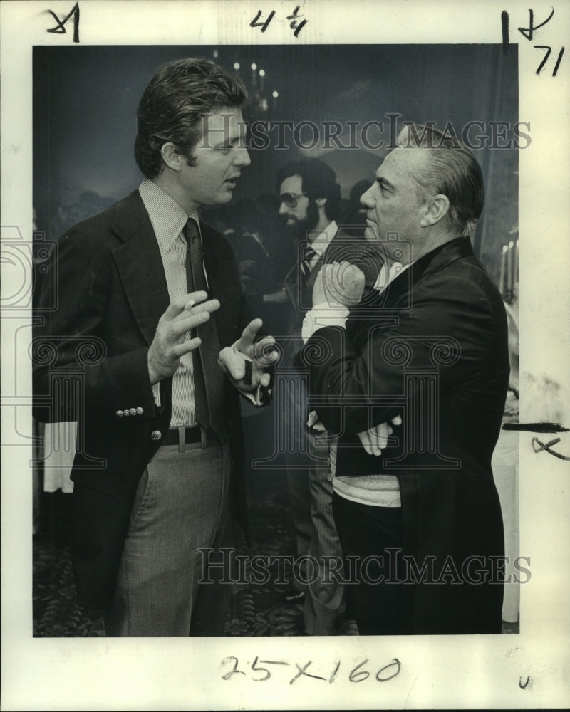 1978 Press Photo John Damgard and Lieutenant Governor James Fitzmorris- Historic Images