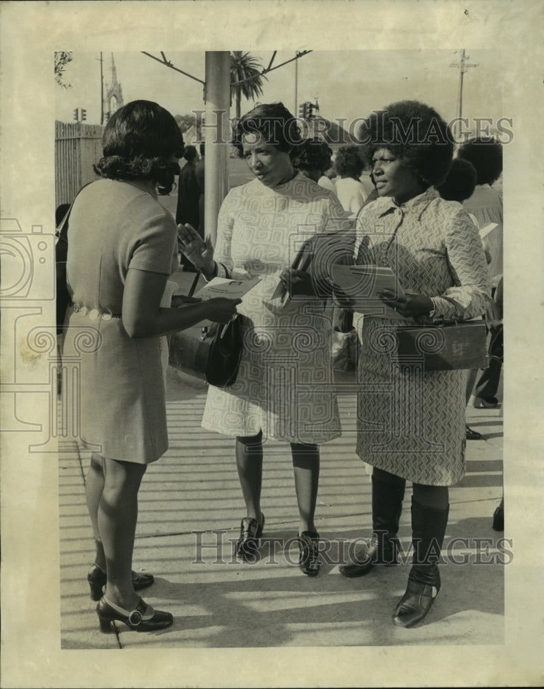 1974 Press Photo Members of the Metropolitan New Orleans Household Technicians