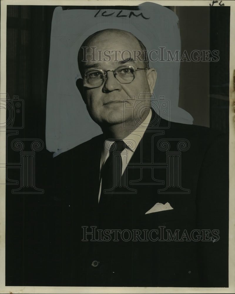 1960 Press Photo T. Sterling Dunn, New Orleans Area Horticultural Council