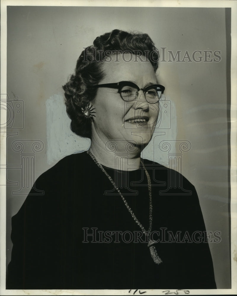 1961 Press Photo Mrs. Alice Dukes, Matron of Fraternal Eastern Stars - noo12844