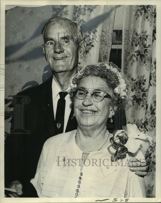 1966 Press Photo Mr. and Mrs. Joseph Dupre celebrate 50th wedding anniversary