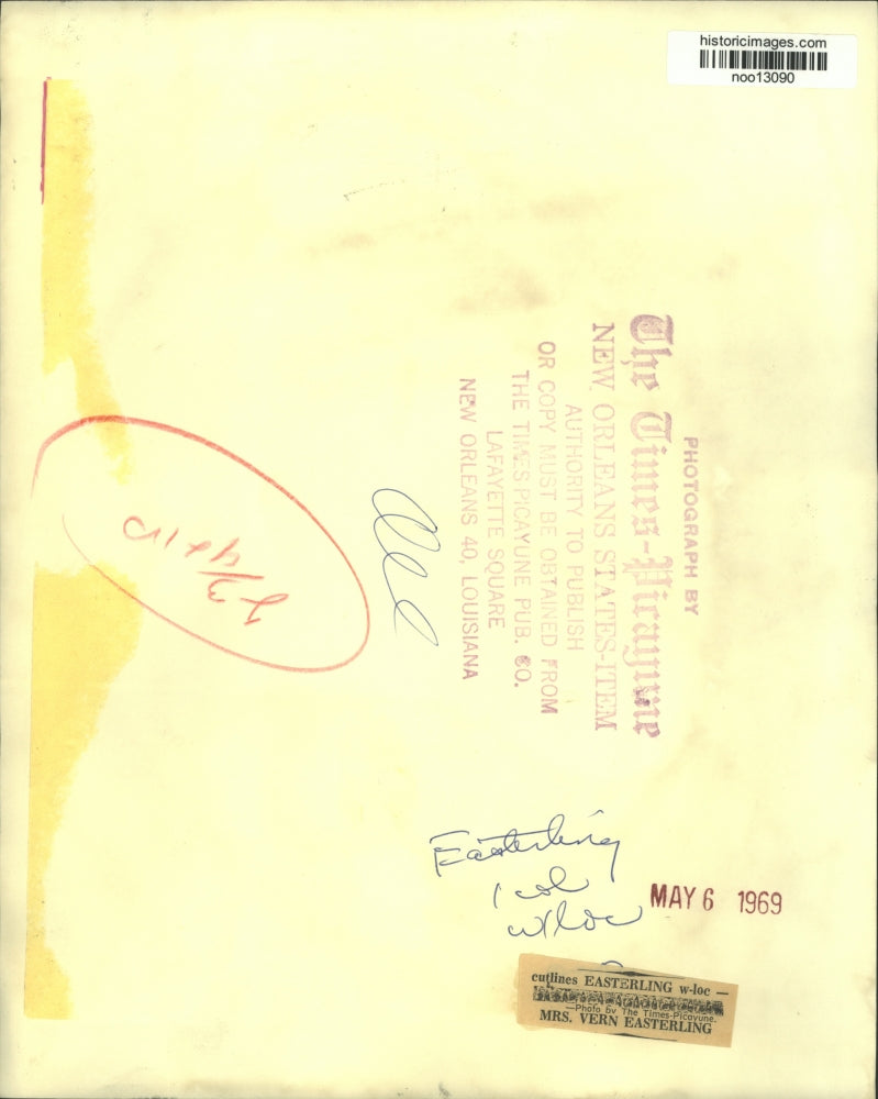 1969 Press Photo Mrs. Vern Easterling - noo13090