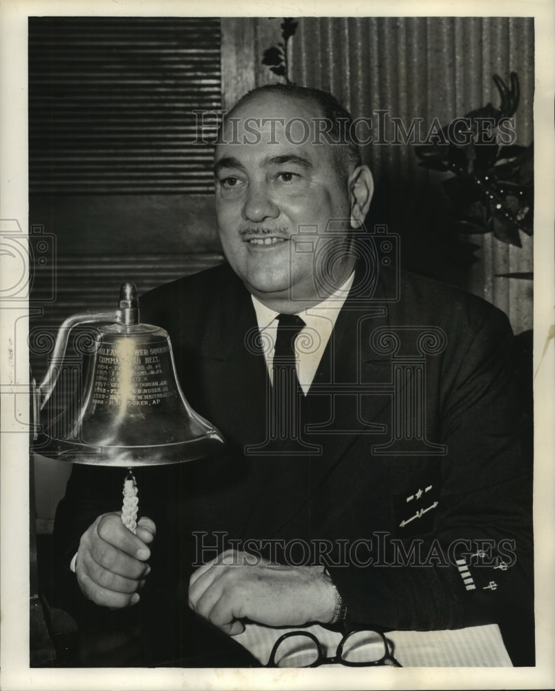 1961 Press Photo New Orleans Power Squad Commander G.W. Engelhardt - noo13222
