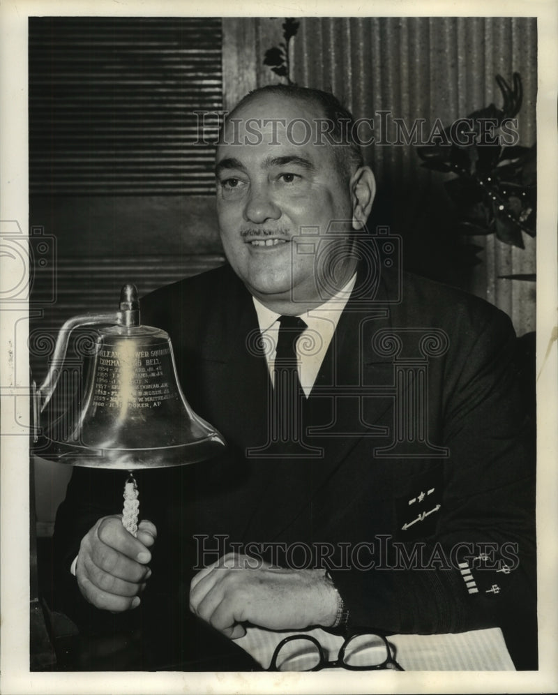 Load image into Gallery viewer, 1961 Press Photo New Orleans Power Squad Commander G.W. Engelhardt - noo13222
