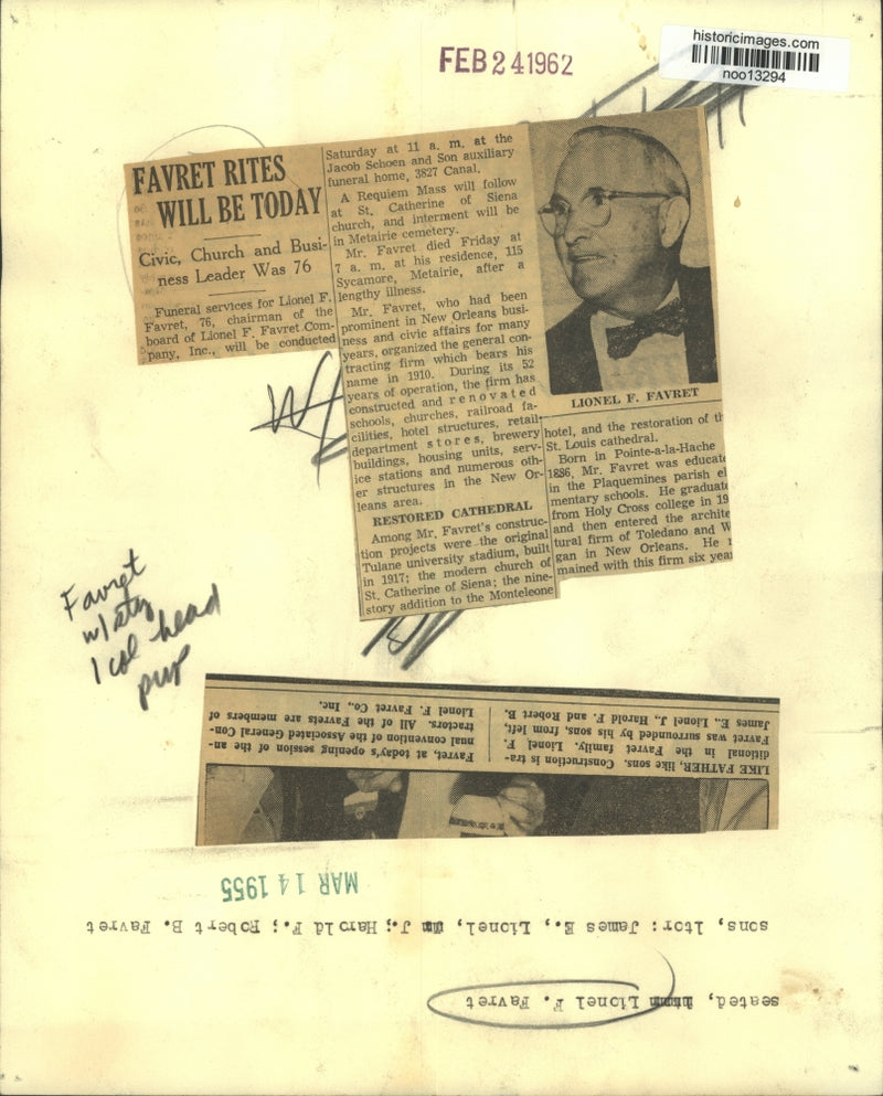 Load image into Gallery viewer, 1955 Press Photo Lionel F. Favret surrounded by his four sons, Favret Company
