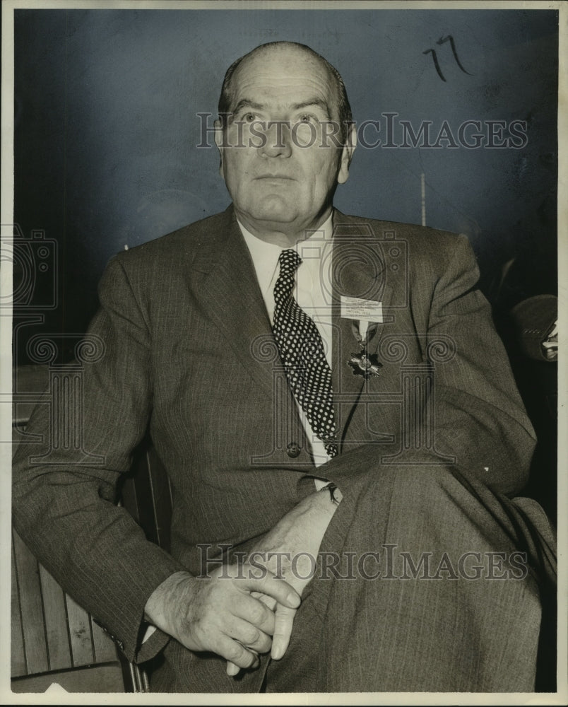 1956 Press Photo Augustin B. Edwards - noo13402