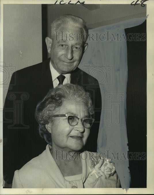 1971 Press Photo Mr. and Mrs. Joseph P. Eschmann - noo13570