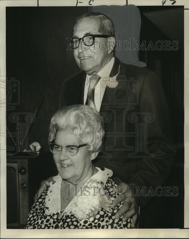 1970 Press Photo Mr. &amp; Mrs. Carlos Esteves Celebrate 50th Wedding Anniversary- Historic Images