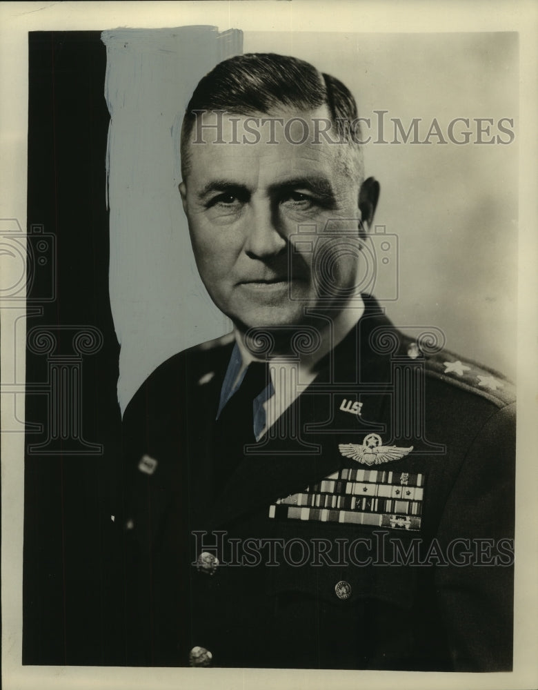 1954 Press Photo Major General E.L. Eubank - noo13731