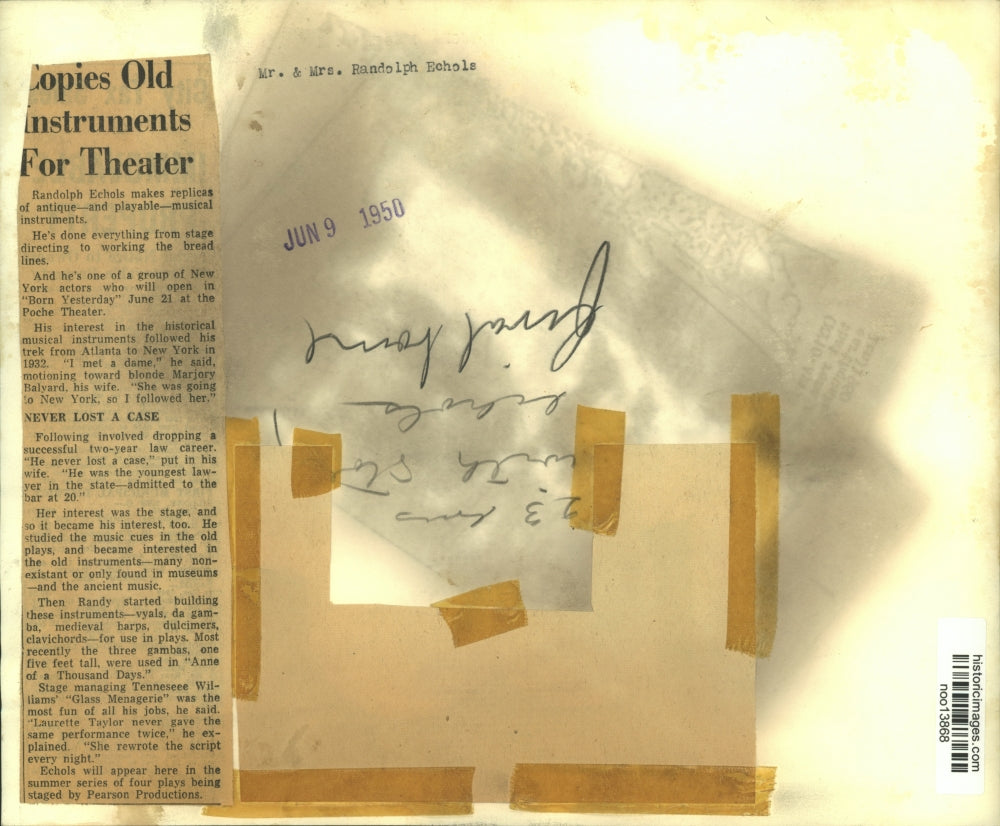 1950 Press Photo Mr. and Mrs. Randolph Echols at dinner table - noo13868