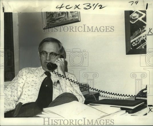 1973 Press Photo Plaquemines Council, Chamber of Commerce - F.J. Estopinal III- Historic Images