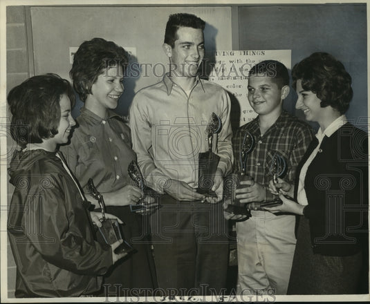 1964 Press Photo Winners in the Second Annual Edgard High School Science Fair